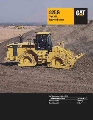 Waste Compactors Caterpillar 825 G II