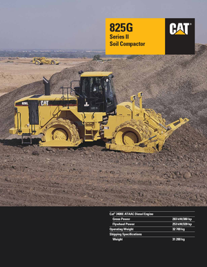 Waste Compactors Caterpillar 825 G II