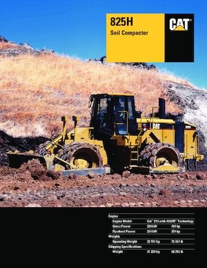 Waste Compactors Caterpillar 825H