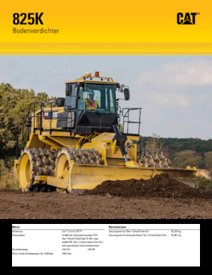 Atık sıkıştırıcılar Caterpillar 825K