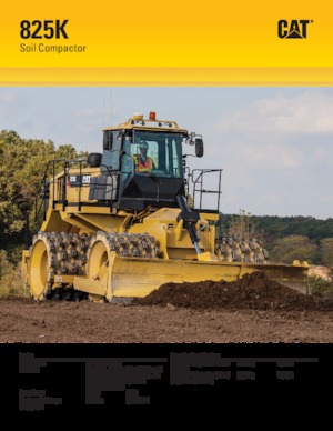 Atık sıkıştırıcılar Caterpillar 825K