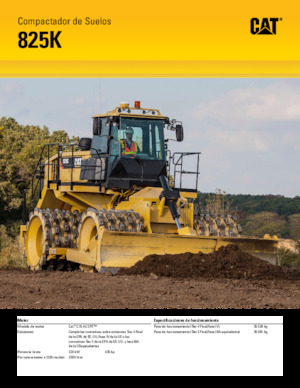 Atık sıkıştırıcılar Caterpillar 825K