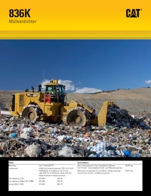 Waste Compactors Caterpillar 836K