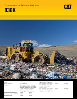 Waste Compactors Caterpillar 836K