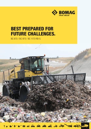 Atık sıkıştırıcılar Bomag BC 973 RB 5