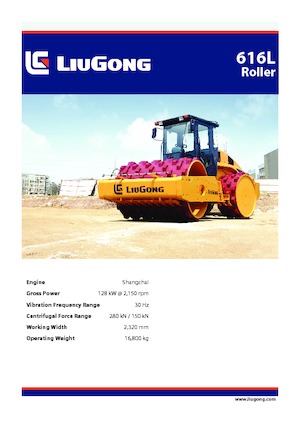 Waste Compactors Liugong CLG616LI 