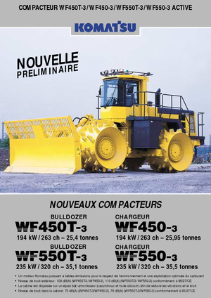 Atık sıkıştırıcılar Komatsu WF550-3