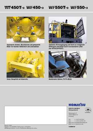 Atık sıkıştırıcılar Komatsu WF450T-3