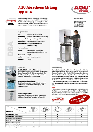 Waste Presses AGU DBA