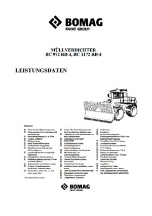 Atık sıkıştırıcılar Bomag BC 1172 RB 4
