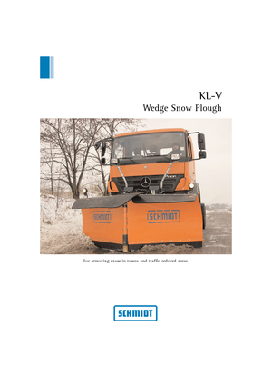 Wedge Snowploughs Schmidt KL-V 32