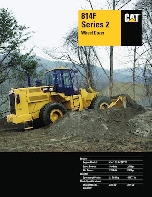 Wheel Dozer Caterpillar 814F Series 2