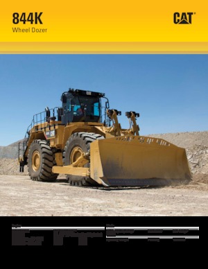 Tekerlekli dozer Caterpillar 844K