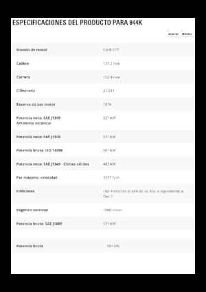 Tekerlekli dozer Caterpillar 844K