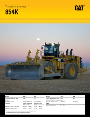 Wheel Dozer Caterpillar 854K