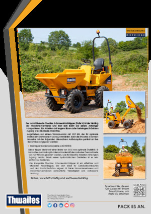 Wheel Dumpers Thwaites MACH2001