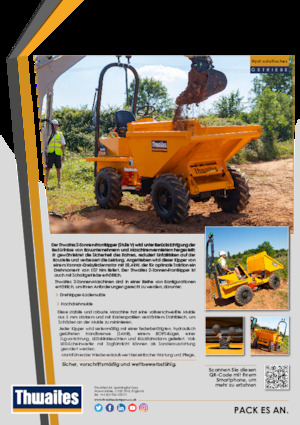 Wheel Dumpers Thwaites MACH2076