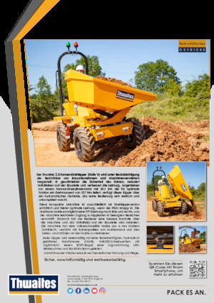Wheel Dumpers Thwaites MACH2077