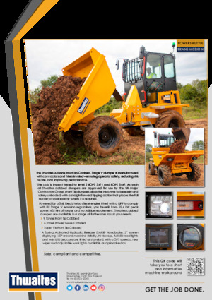 Tekerlekli Damperler Thwaites MACH2365