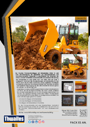Wheel Dumpers Thwaites MACH2390 