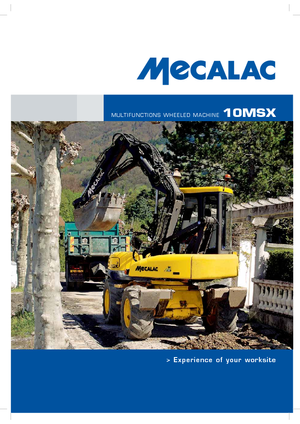 Wheel Excavators Mecalac 10 MSX