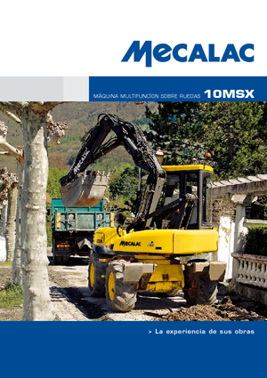 Wheel Excavators Mecalac 10 MSX