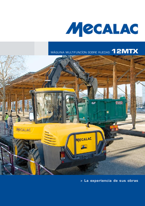 Wheel Excavators Mecalac 12 MTX