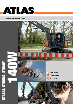 Wheel Excavators Atlas 140 W