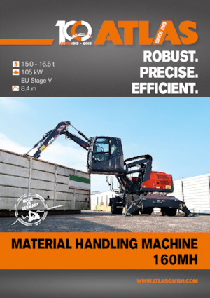 Tekerlekli ekskavatörler Atlas 160 MH