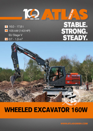Wheel Excavators Atlas 160 W