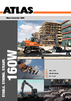 Wheel Excavators Atlas 160 W