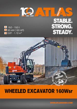 Wheel Excavators Atlas 160 W-SR 