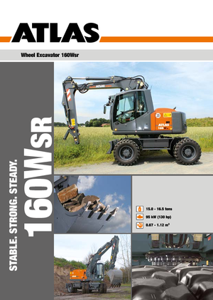Wheel Excavators Atlas 160 W-SR