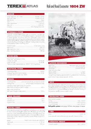 Wheel Excavators Atlas 1604 ZW