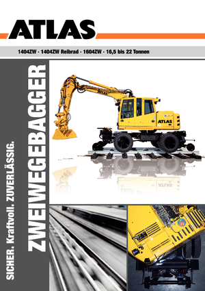 Wheel Excavators Atlas 1604 ZW