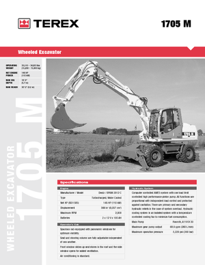 Wheel Excavators Atlas 1705 M