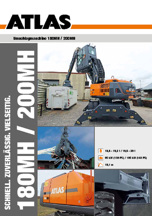 Wheel Excavators Atlas 200 MH