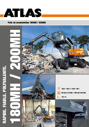 Wheel Excavators Atlas 200 MH