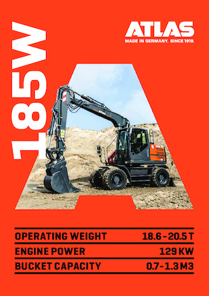 Wheel Excavators Atlas 185 W