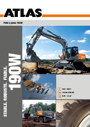 Wheel Excavators Atlas 190 W