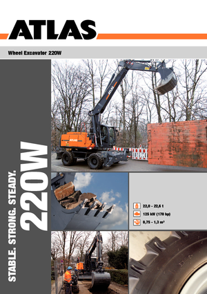 Wheel Excavators Atlas 220 W