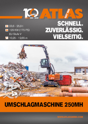 Tekerlekli ekskavatörler Atlas 250 MH
