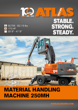 Tekerlekli ekskavatörler Atlas 250 MH
