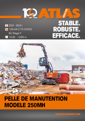 Tekerlekli ekskavatörler Atlas 250 MH