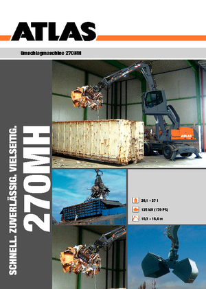 Wheel Excavators Atlas 270 MH