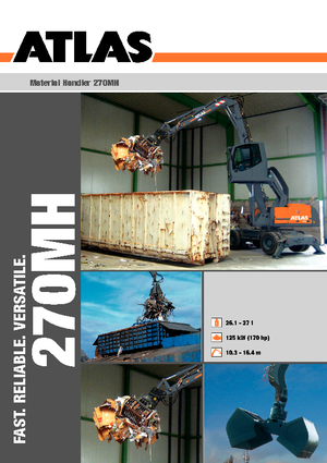 Wheel Excavators Atlas 270 MH