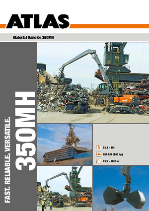 Wheel Excavators Atlas 350 MH