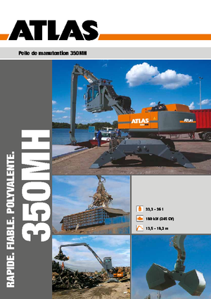 Tekerlekli ekskavatörler Atlas 350 MH