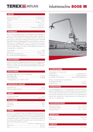 Wheel Excavators Atlas 5005 MI
