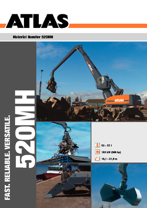 Wheel Excavators Atlas 520 MH